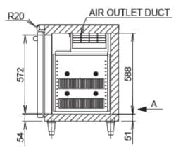 Bàn đông 1 cánh Hoshizaki FTC-90MNA - Ảnh 3