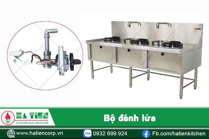 bộ đánh lửa của bếp á 3 họng