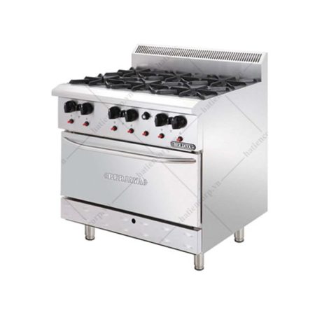 Bếp âu 6 họng có lò nướng Berjaya DRO6L - hình 12