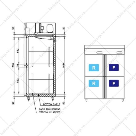 bv tủ nửa đông nửa mát