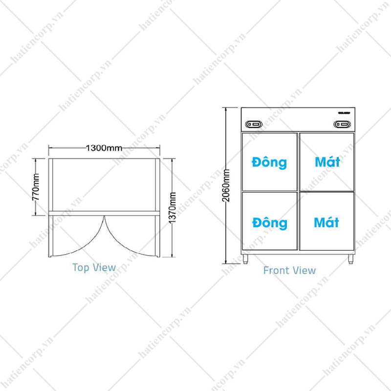 tủ nửa đông nửa mát berjaya