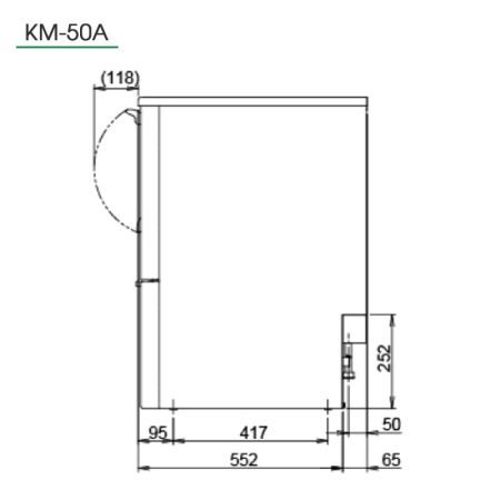 Máy làm đá viên hoshizaki KM-50A