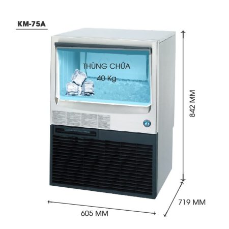 Máy làm đá viên KM-75A - hình 4