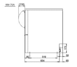 Máy làm đá viên KM-75A - Ảnh 4