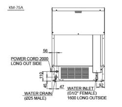 Máy làm đá viên KM-75A - Ảnh 5