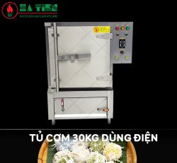 tủ hấp cơm công nghiệp 30kg dùng điện