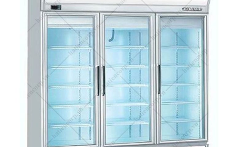 tủ mát 3 cánh kính Berjaya