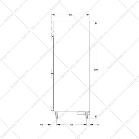 bản vẽ tủ mát 003