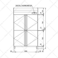 bản vẽ tủ mát aa1