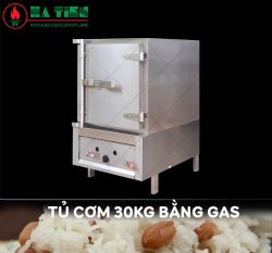 tủ nấu cơm 30kg bằng gas