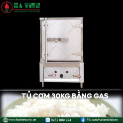 tủ nấu cơm 30kg bằng gas