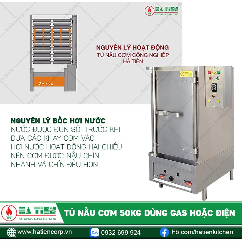 Hoạt động theo nguyên lý bốc hơi nước