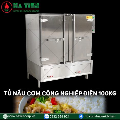 Tủ cơm công nghiệp 100kg - Tủ cơm điện