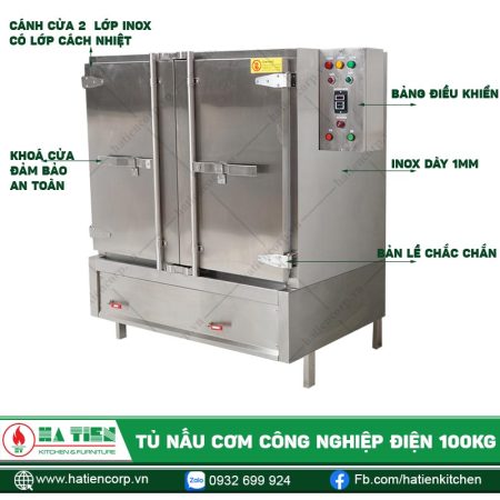 Cấu tạo tủ cơm công nghiệp