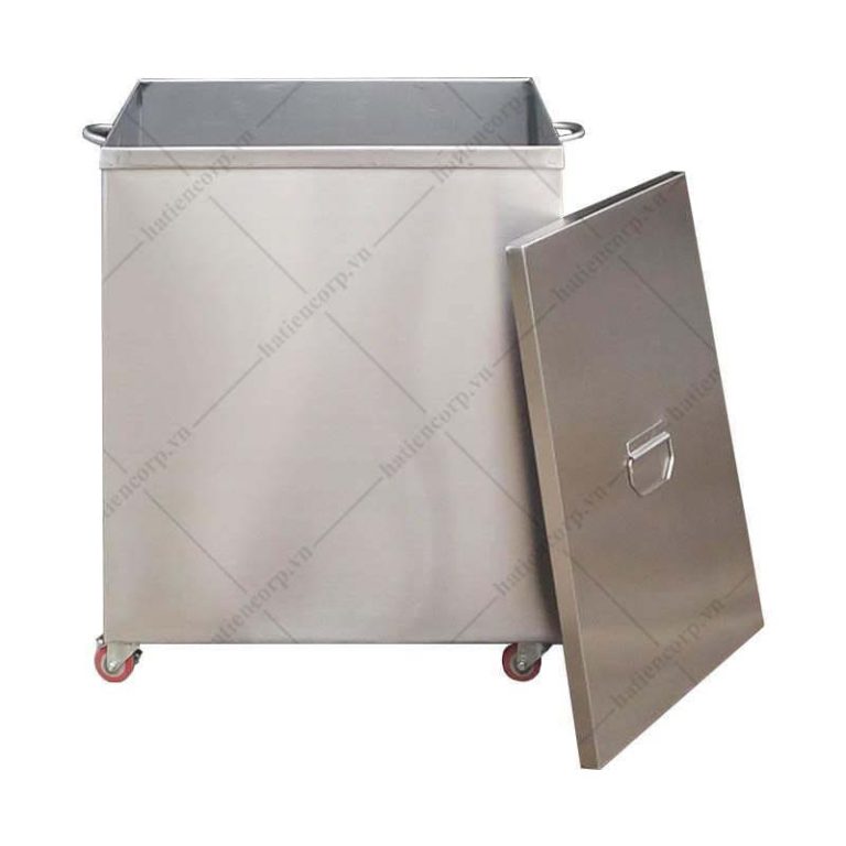 Thùng rác inox Hà Tiên gia công