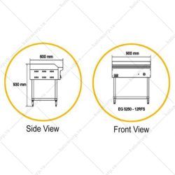 Bếp chiên phẳng bằng điện EG5250 - 12RFS