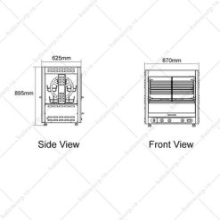 Alternative view of Lò quay Rô - ti dùng điện ER 001
