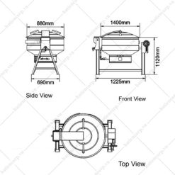 Alternative view of Nồi nấu canh bằng gas TK43SW