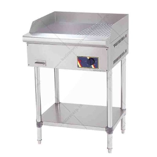 bếp chiên phẳng nửa rãnh sọc