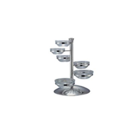 Giá thủy tinh để chén 6 tầng DCG121478