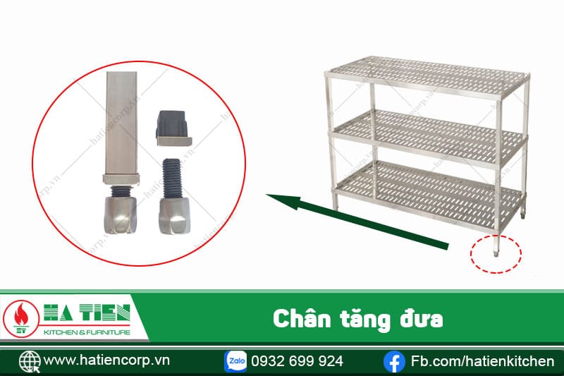 kệ bát inox có chân