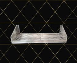 kệ chén inox treo tường 1 tầng