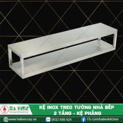 kệ inox treo tường nhà bếp, kệ phẳng