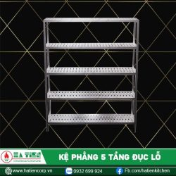 Kệ phẳng 5 tầng có lỗ