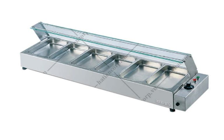 Quầy giữ nóng thức ăn 6 khay BMC 6