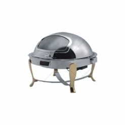 Lò hầm soup điện buffet tròn chân vàng