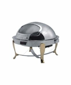 Lò hầm soup điện buffet tròn chân vàng