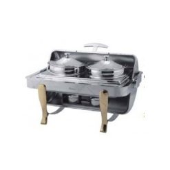 lò hầm chữ nhật chân vàng nắp pc