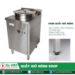 Chân vuông có tăng đưa