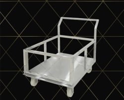 xe đẩy hàng inox