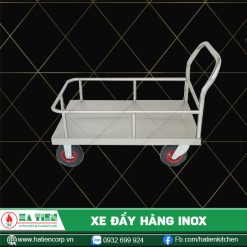 xe đẩy hàng inox 2