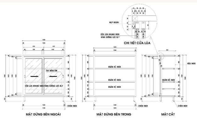 Dự án thiết kế bếp công nghiệp