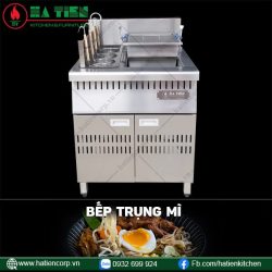 Bếp trụng mì dùng gas