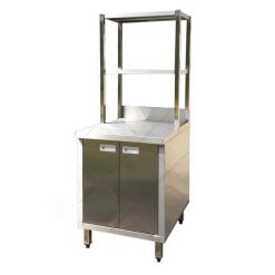 Quầy cửa mở không kệ giữa