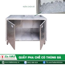 Có thùng đá tiện dụng