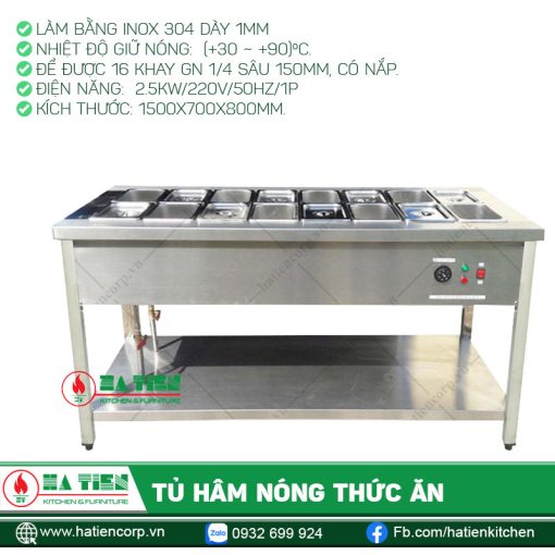 Đặc điểm của tủ giữ nóng