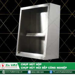 Chụp hút khói Hà Tiên làm từ inox có tính năng chống ăn mòn