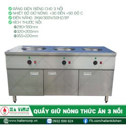 Ưu điểm Quầy giữ nóng Hà Tiên