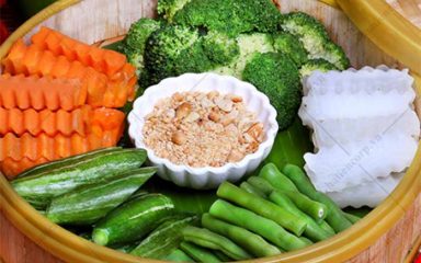 khay dùng hấp rau củ