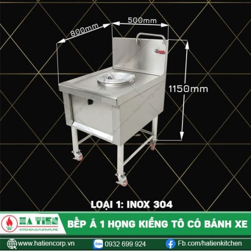 bếp a 1 họng 304