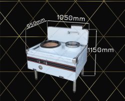 bếp á 1 họng có quạt thổi