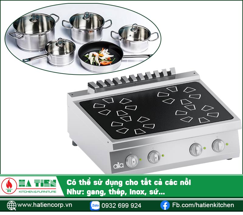 Sử dụng cho nhiều loại nồi khác nhau