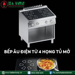 Bếp âu điện từ 4 họng cửa mở I10VV