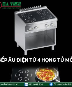 Bếp âu điện từ 4 họng cửa mở I10VV