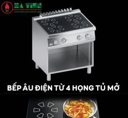 Bếp âu điện từ 4 họng cửa mở I10VV