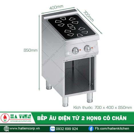 Bếp có chiều cao 850mm